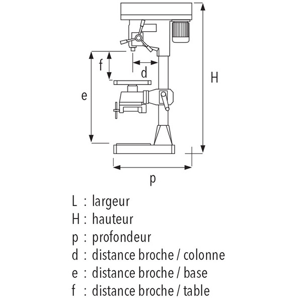 Floor Drill Press Pc 40 Fc Te Sidamo